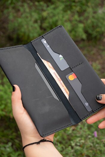 minimal X design Minimal X Long - Money And Phone Wallet - Dusty Black