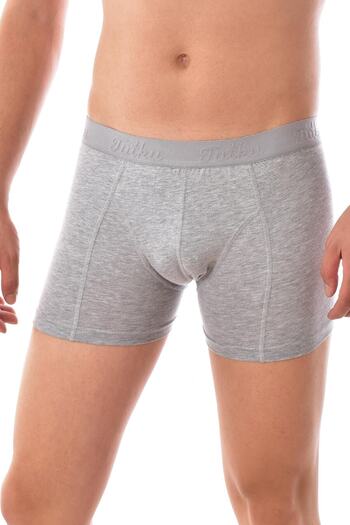 Tutku Men's Gray 3 Pieces Tutku Lycra Elastane Boxer Gray 0114