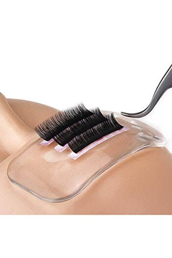 OZLEM BASAR BEAUTY Ipek Kirpik Paleti Kaydırmaz Silikon Ipek Kirpik Dizme Standı Ipek Kirpik Paleti