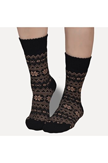 STEPPE BERRY 2 Pairs Women's Flexible Rubber Authentic Towel Socks
