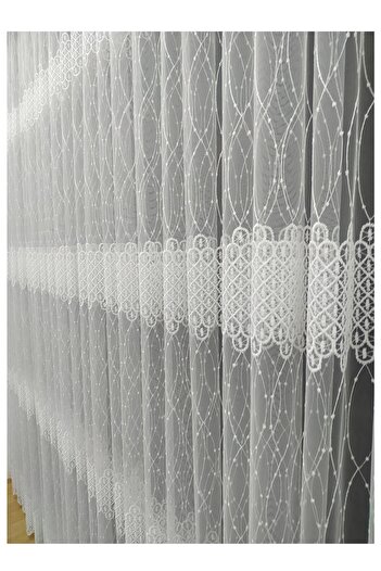 evihtiyaclarim by IOC Νέα σεζόν Honeycomb Top Panel Pattern Εικονικό σκηνικό που δεν ράχει το μεσαίο τούλι κουρτίνα