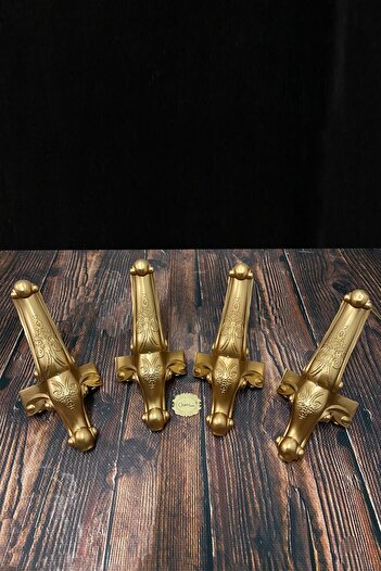 Çt Çeyizci Tekstil Plastik Ayak Gold Renk 4 Adet