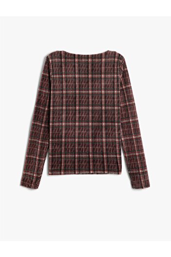 Koton Checkered T-Shirt