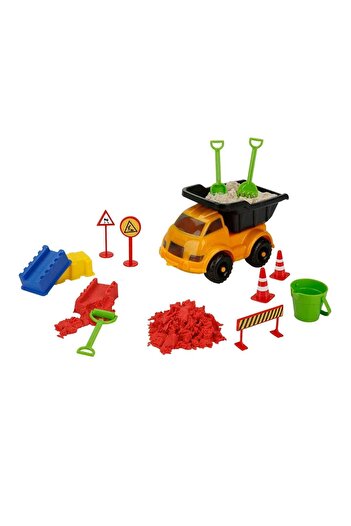 Sunman Crafy Dump Truck Play Sand Set 500 gr14 Pieces