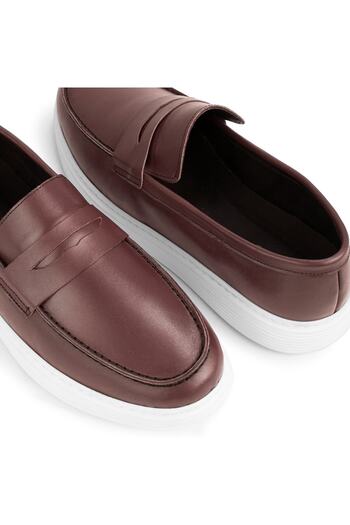 Ducavelli Trim Hakiki Deri Erkek Günlük Ayakkabı Loafer Ayakkabı, Hafif Ayakkabı, Yazlık Ayakkabı Kahverengi
