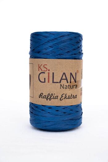 KS GİLAN Taka Yarn Raffia Πλεκτό νήμα Saks Blue (15)