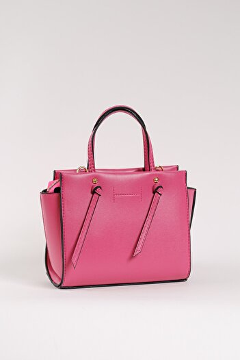 Çantacımstore Women's Knotted Mini City Bag Pink 301