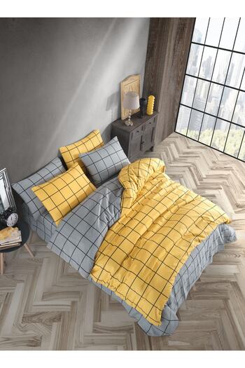 Always Square Double Sided Double Duvet Cover Set