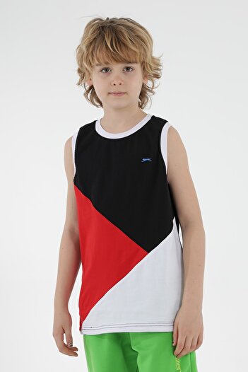 Slazenger Pankaja Boy's Undershirt Black / White