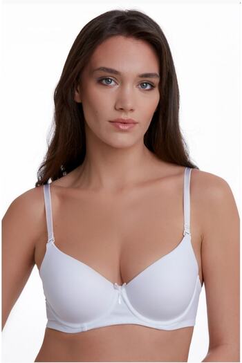 TEN Sutien căptușit cu push-up alb