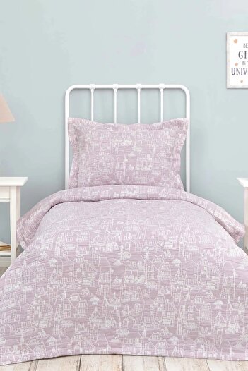 Karaca Home City, Bedspread Set, Single, Lilac