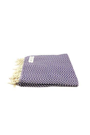 INTER Z Набір з 2 пляжних рушників Pestemal 100 Cotton Xxl 100x180cm Marmaris Purple Green