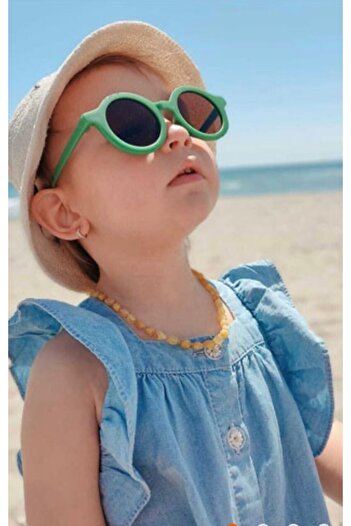 Pink Hippo Kids Unisex Scandinavian Model Children's Sunglasses UV400 Protected