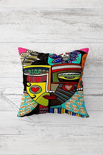 on the clouds Abstract Artistic Double Sided Printed Hidden Zippered Pillowcase Throw Pillow Seat Pillowcase