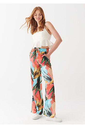 Mavi Leaf Printed Trousers 1010132-81340