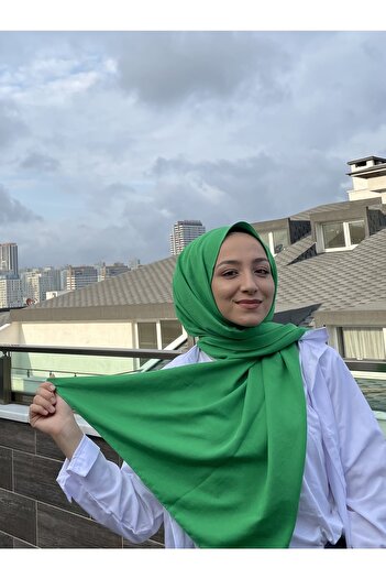 İpekçe Cotton Jazz Shawl Green