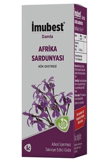 İmubest Pelargonium Sidoides - 50 ml African Geranium Drops, Alcohol-free