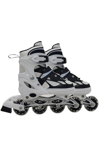 FORSACE Illuminated Silicone Wheel Number Adjustable Aluminum Body Children's Exercise Skating 2 Functions