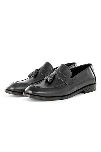 Ducavelli Quaste Genuine Leather Men's Classic Shoes, Loafer Classic Shoes, Moccasin Shoes