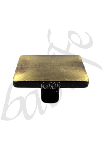 bablife Antique Yellow Square Button Handle (4cm X 4cm) Metal Luxury Drawer Cabinet Furniture Handles