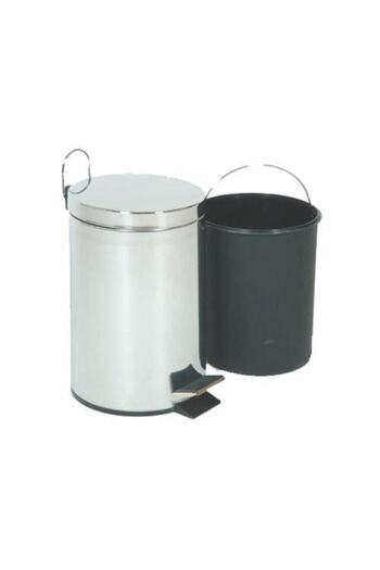 Palex Chrome Pedal Trash Can 3 Lt