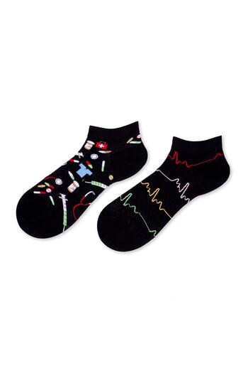 DAYCO Colorful Health Patterned Booties Socks
