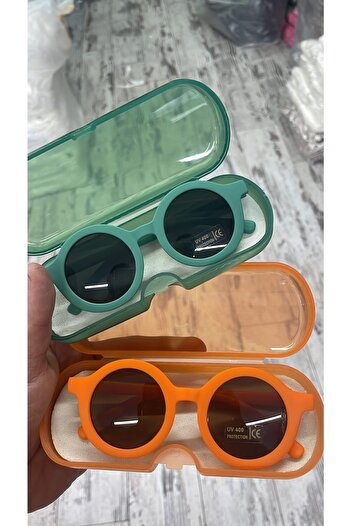 Pink Hippo Kids Unisex Scandinavian Model Children's Sunglasses UV400 Protected