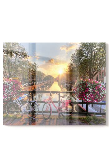 Olinpa Premium Kitchen Glass Stove Back Protector Countertop Built-In Back Protector 50X60Cm |   Landscape