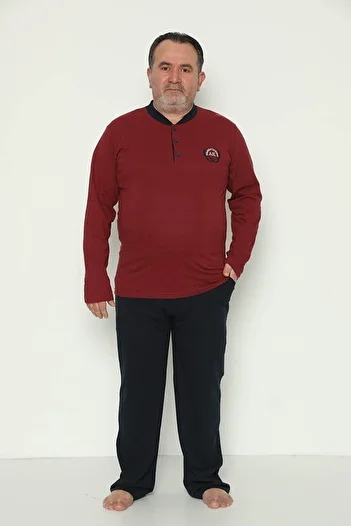 TAMPAP Ανδρικά Σετ Πυτζάμες Plus Size Xl 2xl 3xl 4xl Μέγεθος Πυτζάμες Ανδρικές Πυτζάμες Plus Size