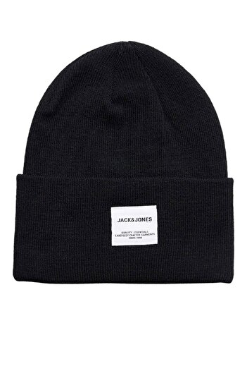 Jack & Jones Jjack&Jones Aclong Siyah Трикотажна шапка - Noos