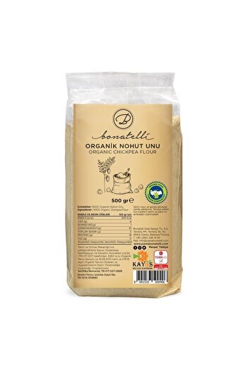 Bonatelli Organik Nohut Unu (humus Tozu)500gr