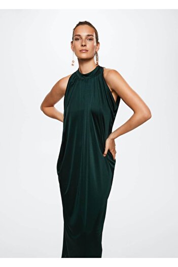 MANGO Woman Long Flowy Dress
