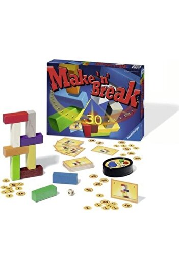 RAVENSBURGER Make N Break Box Game (Turkish Family Game) Rot265558