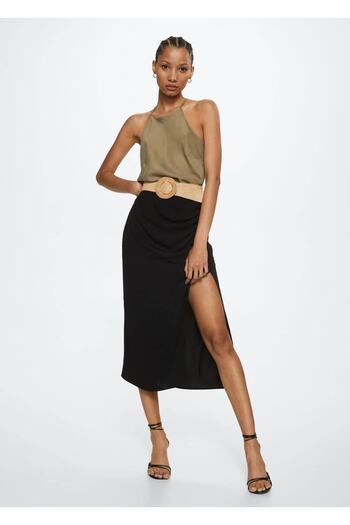 MANGO Woman Modal Blouse