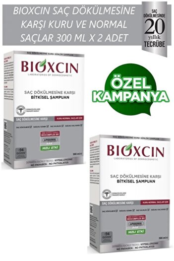 Bioxcin Genesis 300 Ml 2 Pieces for Dry and Normal Hair