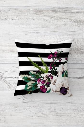 on the clouds Flower Patterned Double Sided Printed Hidden Zippered Pillowcase Throw Pillow Seat Pillowcase