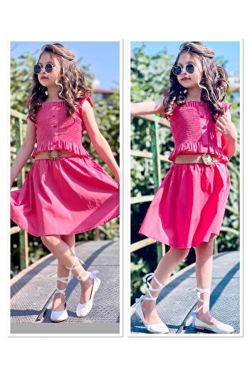 ELISHA Girl's Skirt Suit Set