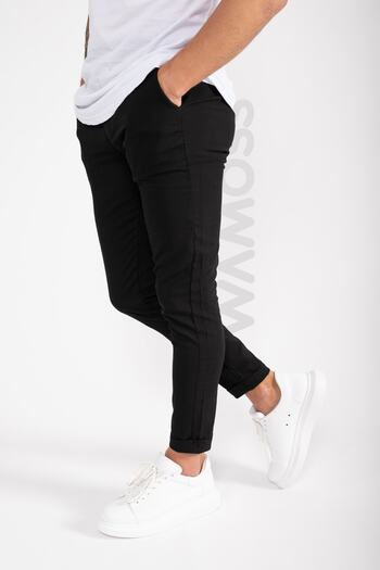 WAMOSSALAPLI Double Leg Slim Fit Joger Trousers