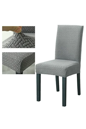 uzhanem High Quality Chair Cover, lycra, washable 1 Piece Gray Color [2nd number]