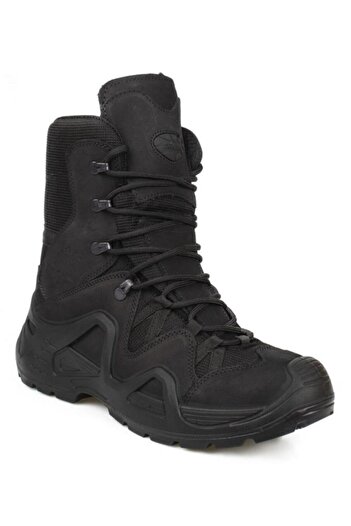 Scooter Tactical P1490ns Nubuck Μαύρο Γνήσιο Δέρμα Ανδρικά Αδιάβροχα Υπαίθρια Παπούτσια-Μπότες
