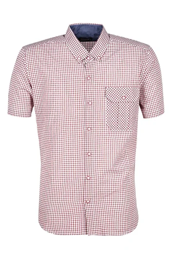 Masimar Short Sleeve Pocket Men's Woven Shirt