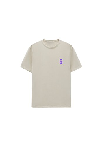 C&C OKULCUNUZ Μπλουζάκι Unisex Oversize Nba Cream Lebron