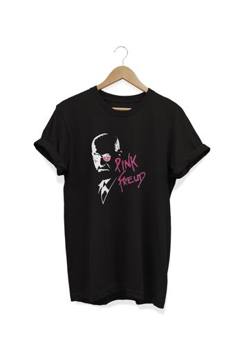 remonz Μπλουζάκι Sigmund ''Pink'' Freud Printed Oversize 100% βαμβάκι
