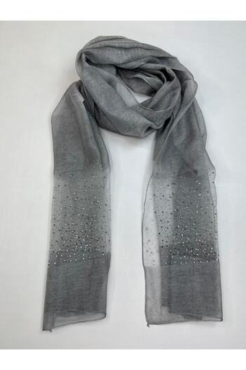 Nilbutik Solid Color Silk Stone Evening Dress Shawl