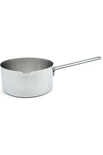 Jenisa Practical Steel Sauce Pan Large Size Single Handle Pan 16 Cm
