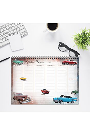 Express A4 Weekly Planner Cars-2 Classic