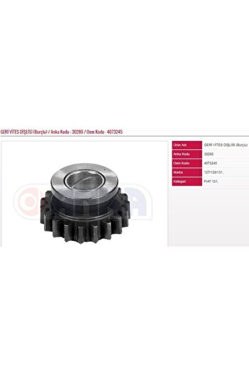 Anka GERI VITES GEAR BUSHED FIAT M131 - ANKA-30280