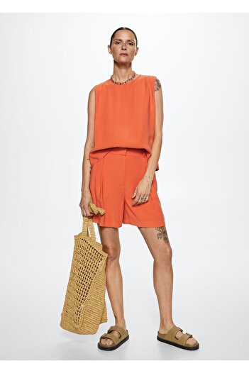 MANGO Woman Draped Top Design