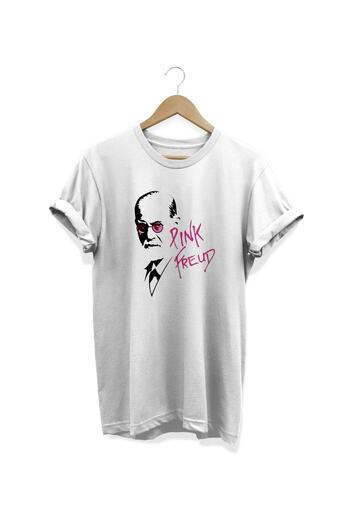 remonz Sigmund ''Pink'' Freud Printed Oversize T-shirt 100% Cotton