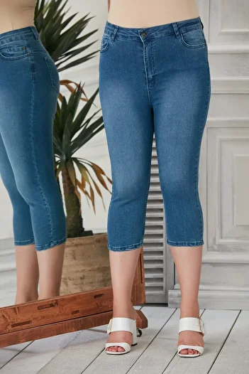 RMG Capri de blugi de mărime Plus